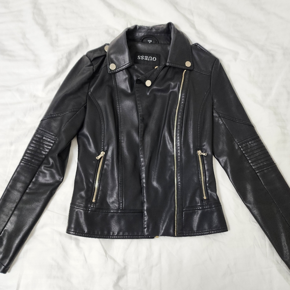 Guess Faux Leather Jacket